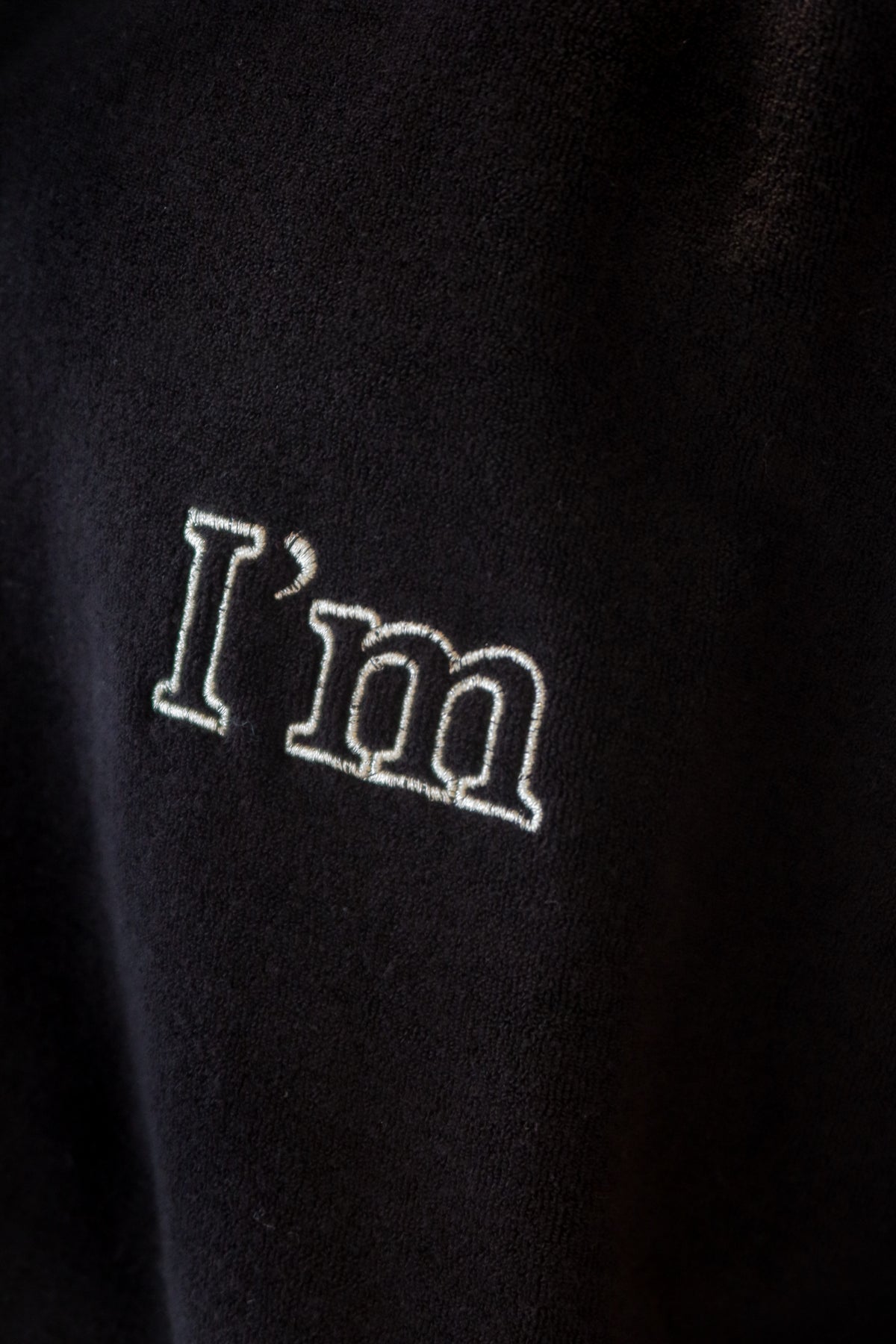 I'M LOGO PILE HENLEY TEE
