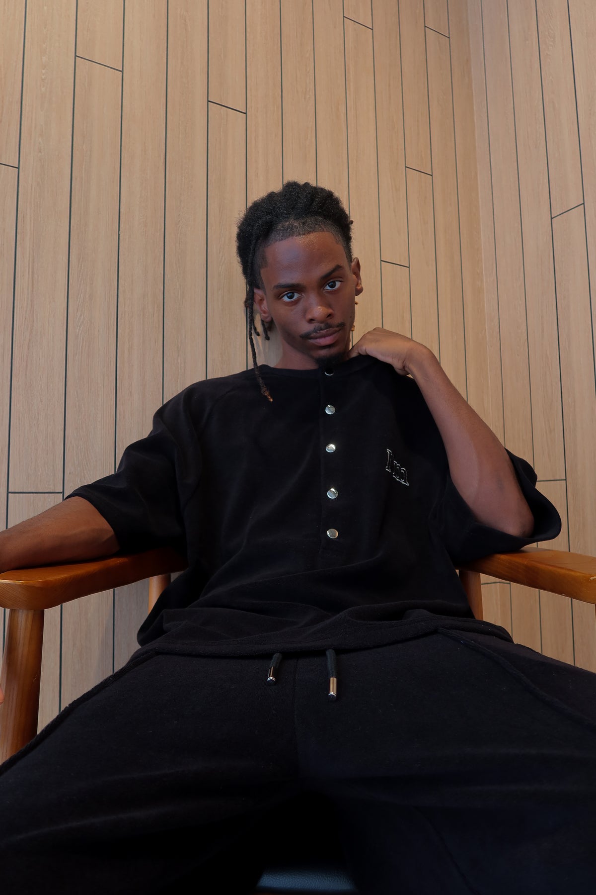 I'M LOGO PILE HENLEY TEE
