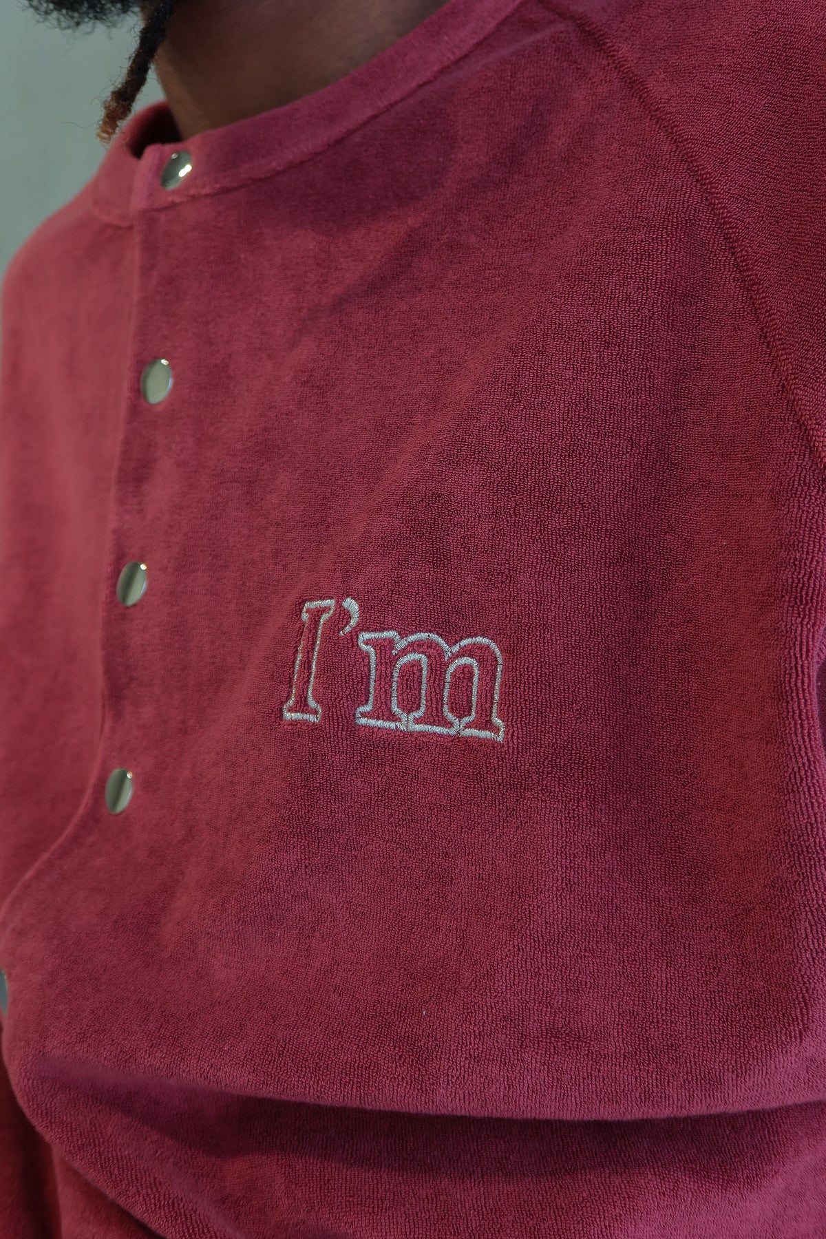 I'M LOGO PILE HENLEY TEE