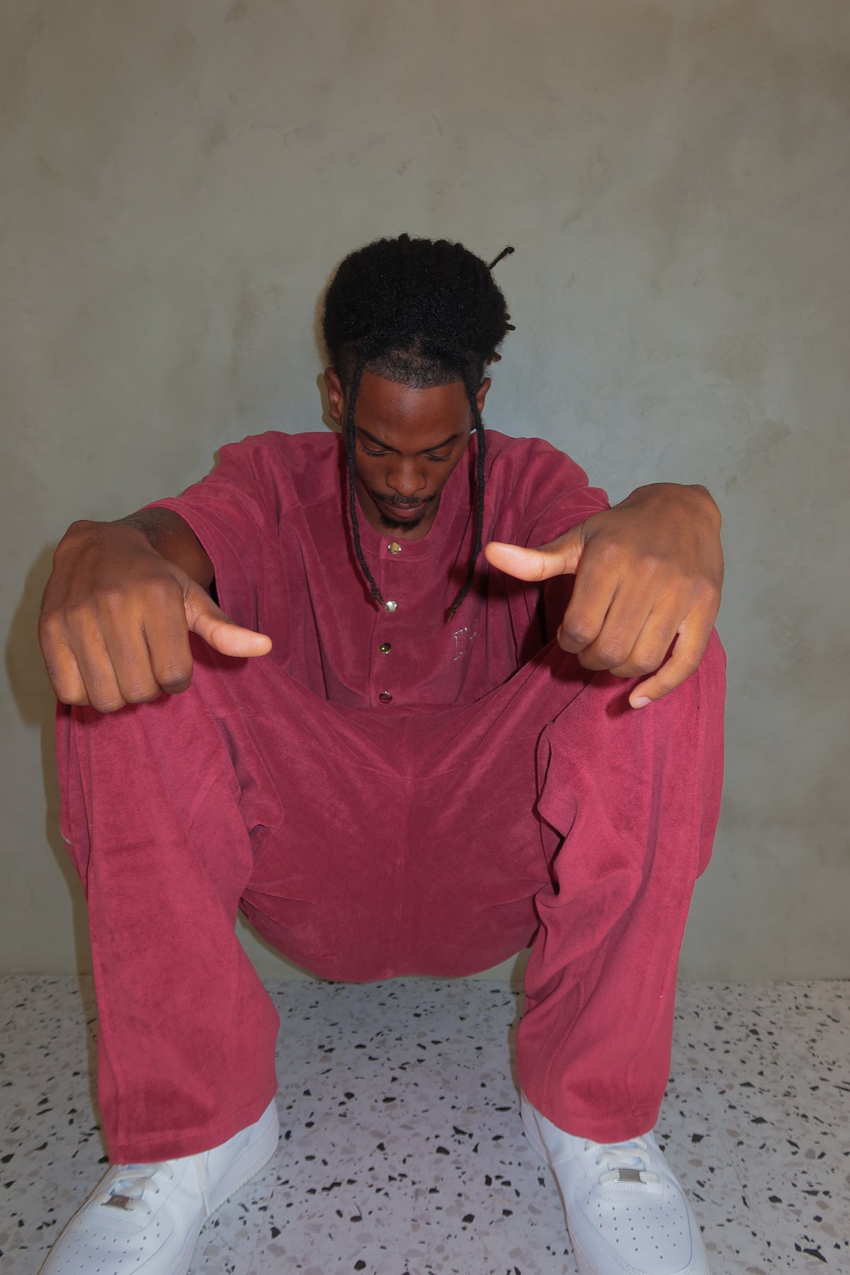 I'M LOGO PILE HENLEY TEE