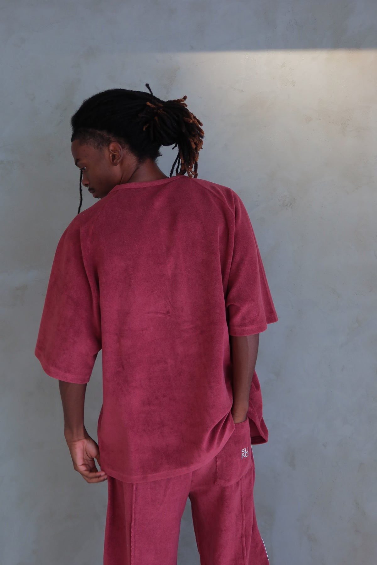I'M LOGO PILE HENLEY TEE