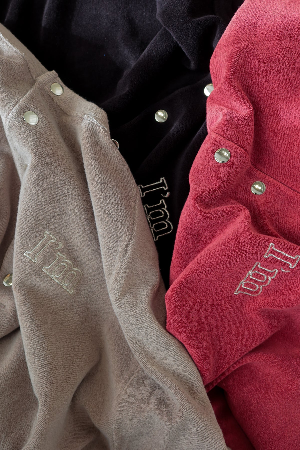 I'M LOGO PILE HENLEY TEE