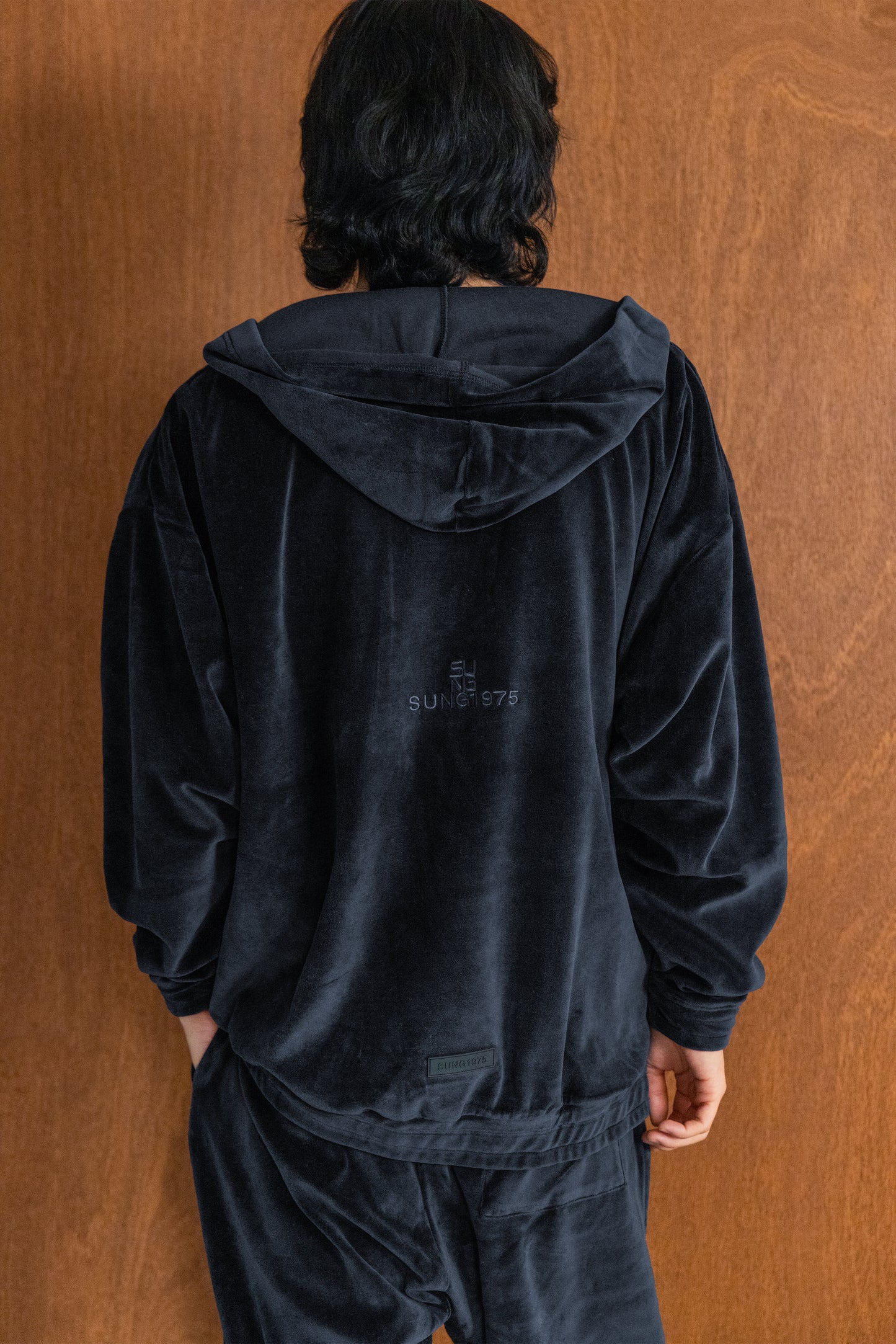 TERRY NOTCHED HOODIE