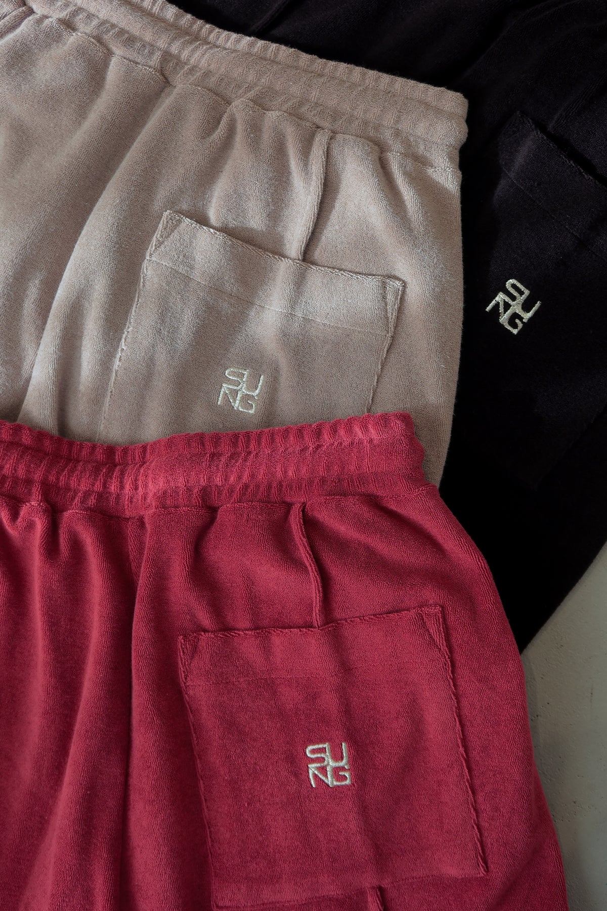 I'M LOGO PILE SIDE LINE PANTS
