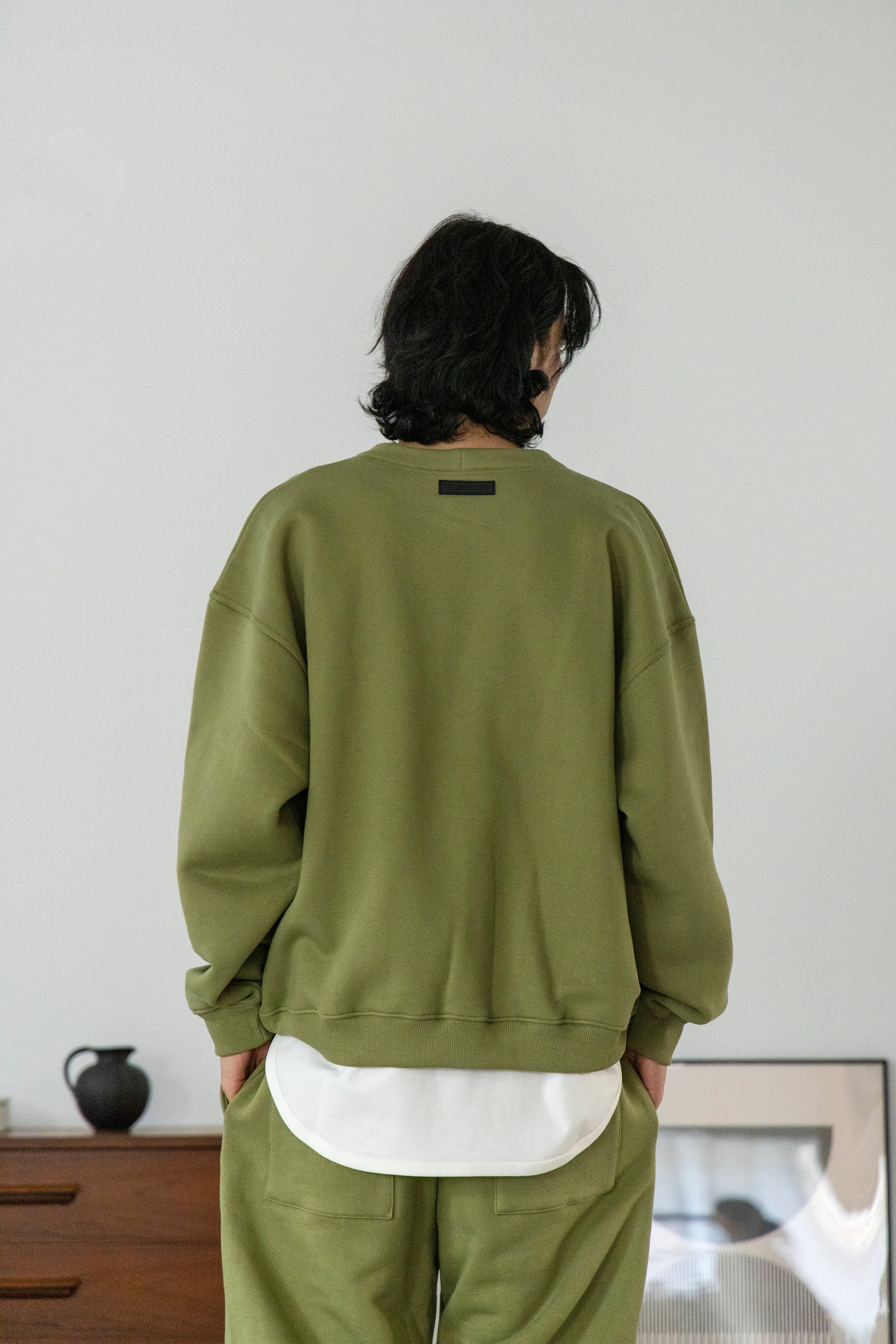 BRUSHED SWEAT CARDIGAN