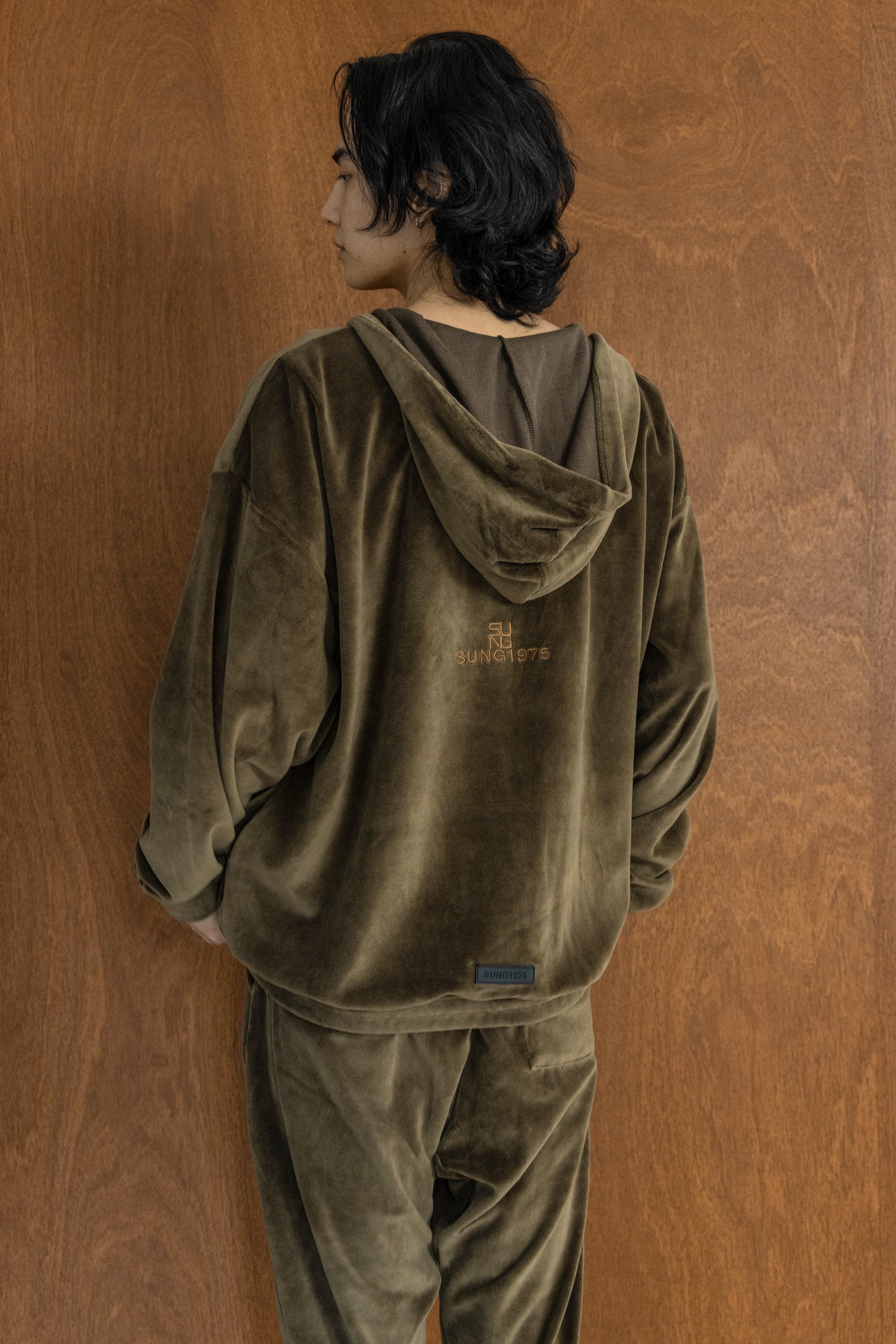 TERRY NOTCHED HOODIE
