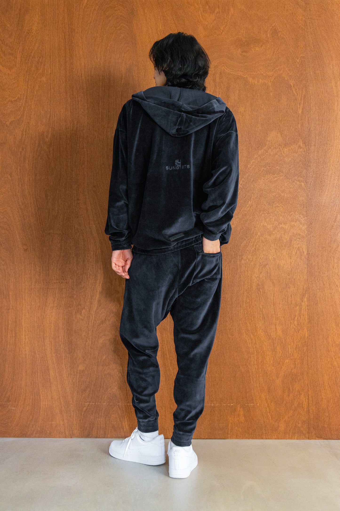 TERRY TAPERED PANTS