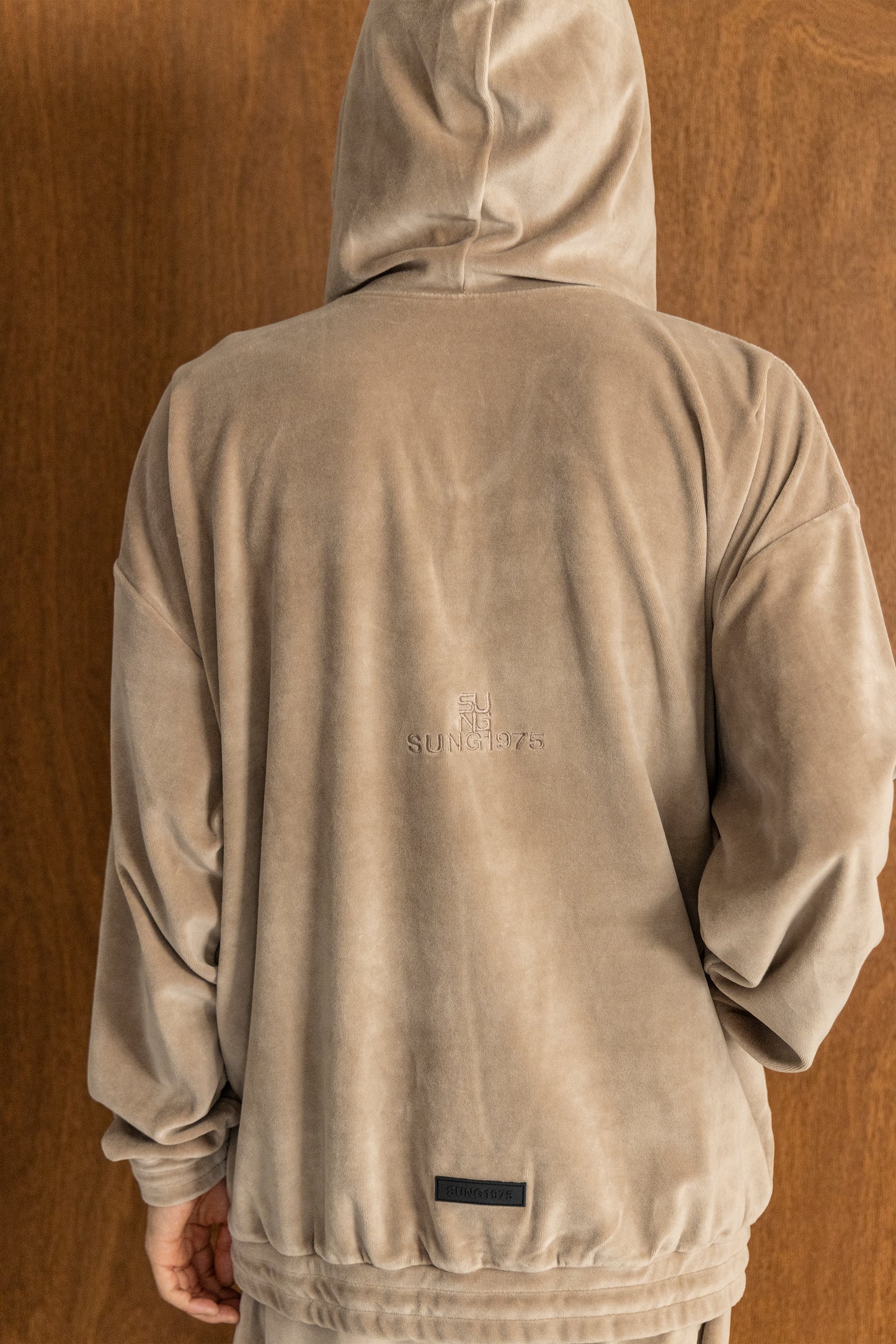 TERRY NOTCHED HOODIE