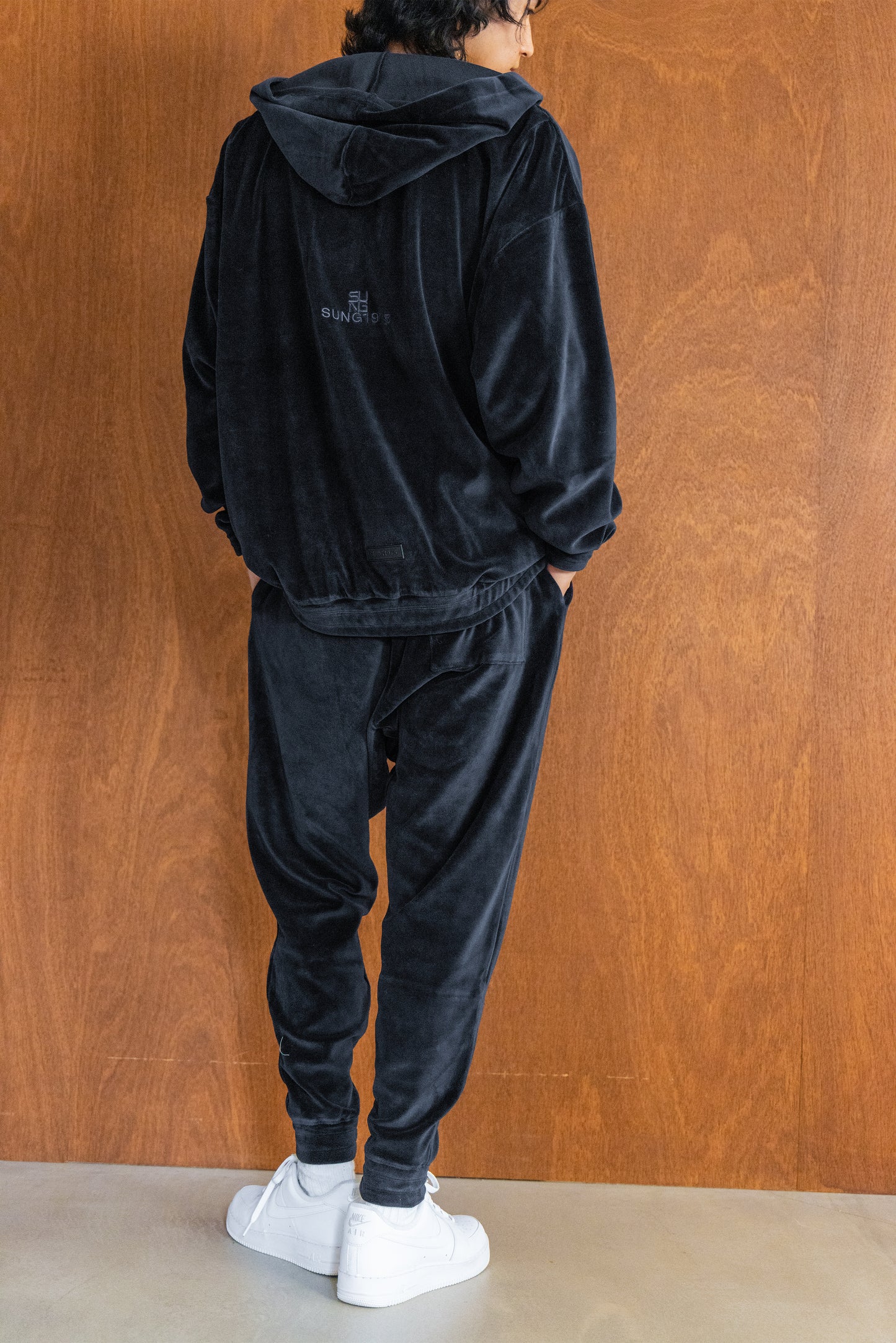 TERRY TAPERED PANTS