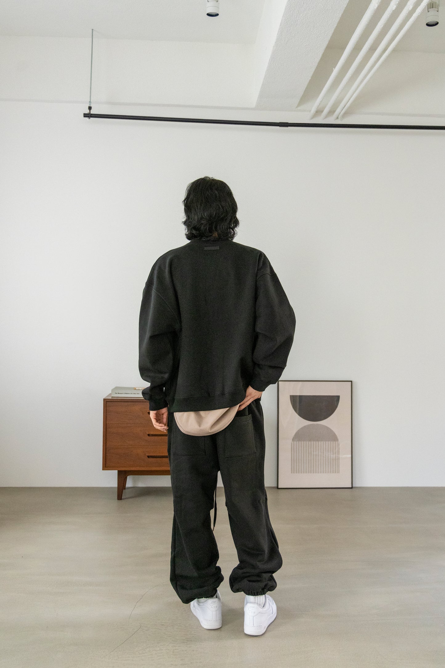 BRUSHED SWEAT CARDIGAN