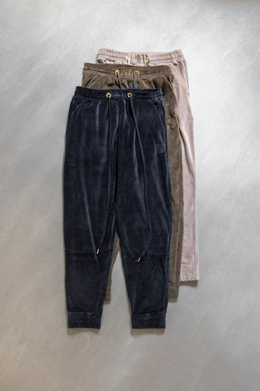 TERRY TAPERED PANTS