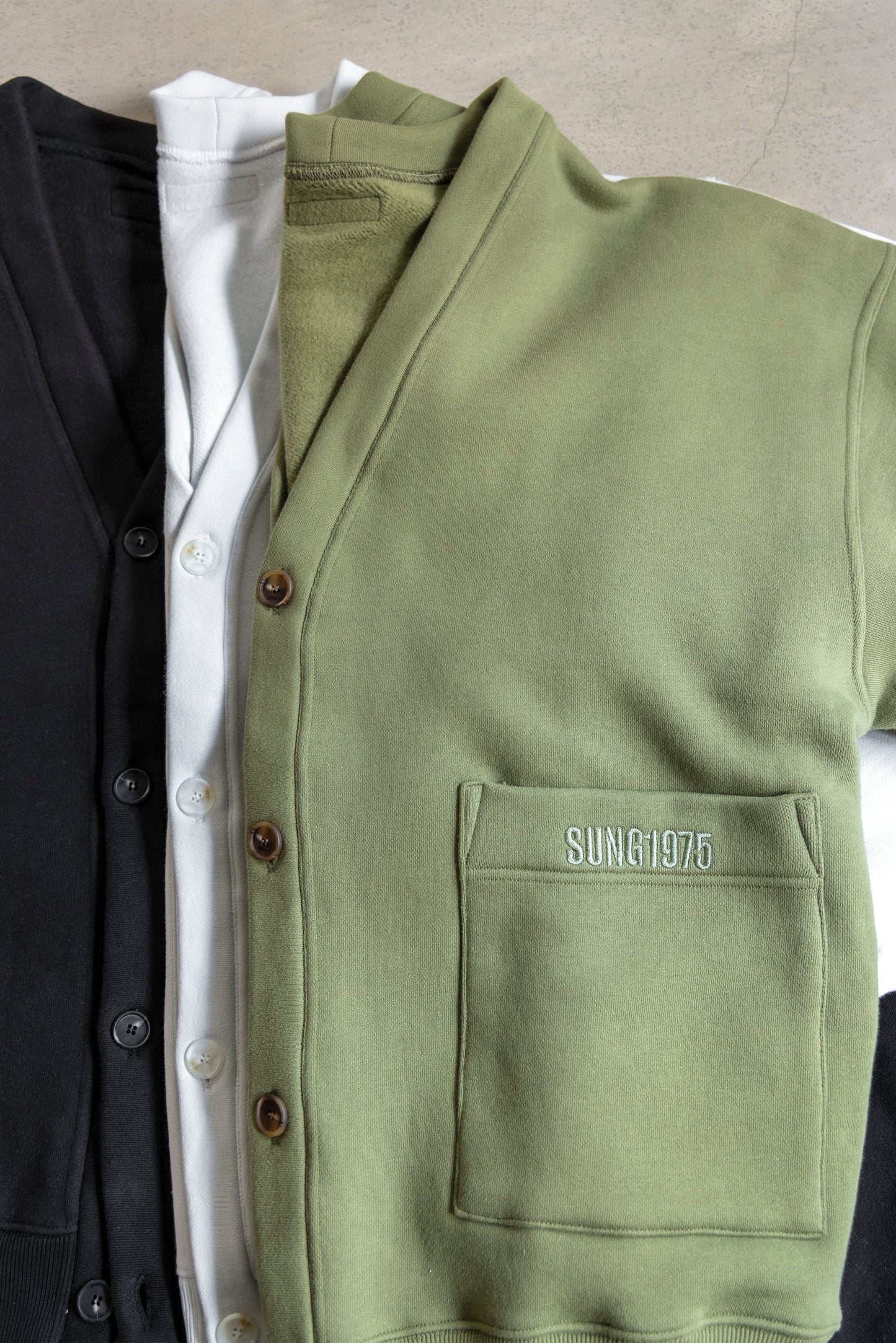 BRUSHED SWEAT CARDIGAN