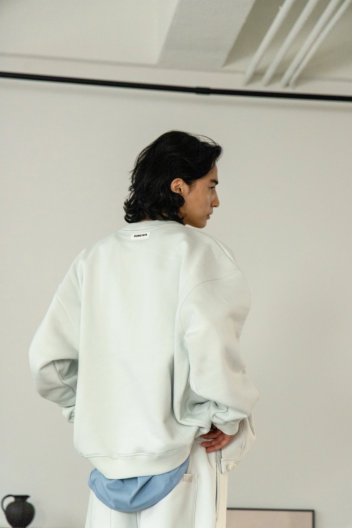 BRUSHED SWEAT CARDIGAN