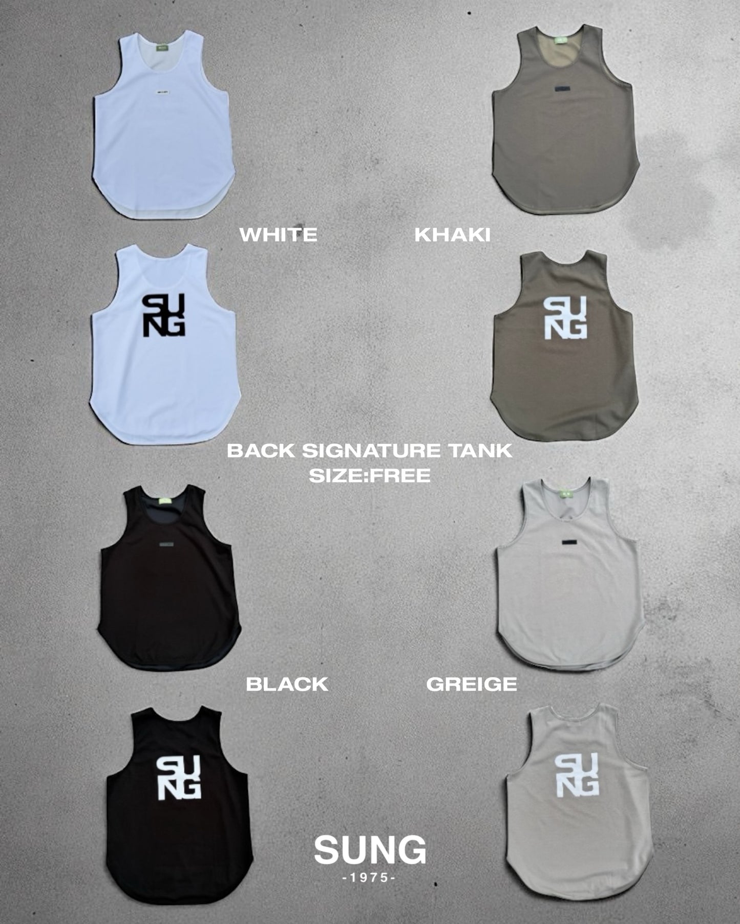 BACK SIGNATURE TANK