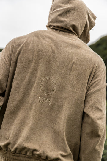 CENTER NOTCH PILE HOODIE – SUNG-1975-