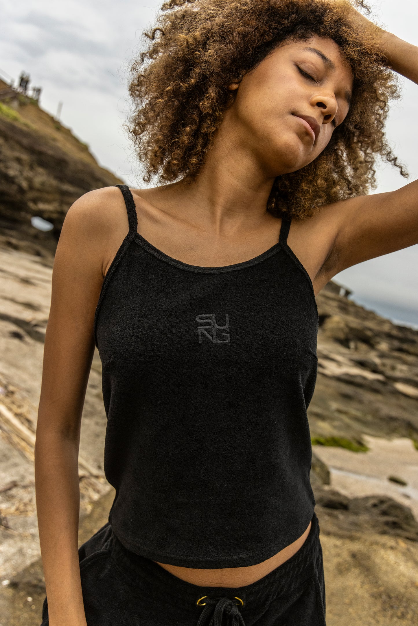 CENTER LOGO PILE CAMISOLE